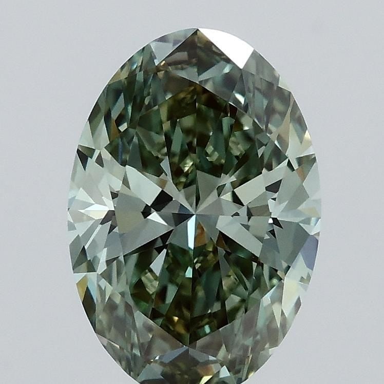 Loose Diamond - OVAL 1.76ct Fancy Vivid Green VVS2: Loose Diamond - OVAL 1.76ct Fancy Vivid Green VVS2 Source: This is a real non-mined Diamond that has been grown in a lab Shape: OVAL Carats: 1.76 Color: Fancy Vivid Green Certification: IGI Video: