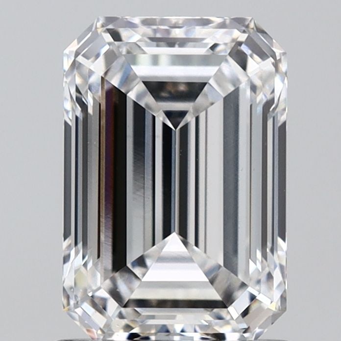 Loose Diamond - EMERALD 1.52ct E VS2: Loose Diamond - EMERALD 1.52ct E VS2 Source: This is a real non-mined Diamond that has been grown in a lab Shape: EMERALD Carats: 1.52 Color: E Clarity: VS2 Certification: GIA Video: