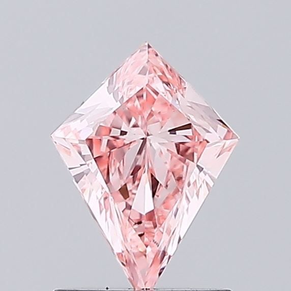 Loose Diamond - KITE 0.77ct Fancy Vivid Pink VS1: Loose Diamond - KITE 0.77ct Fancy Vivid Pink VS1 Source: This is a real non-mined Diamond that has been grown in a lab Shape: KITE Carats: 0.77 Color: Fancy Vivid Pink Certification: IGI Video: