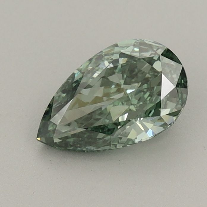 Loose Diamond - PEAR 0.71ct Fancy Vivid Green VS1: Loose Diamond - PEAR 0.71ct Fancy Vivid Green VS1 Source: This is a real non-mined Diamond that has been grown in a lab Shape: PEAR Carats: 0.71 Color: Fancy Vivid Green Certification: IGI Video: