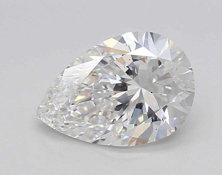 Loose Diamond - PEAR 2.0ct E VS2: Loose Diamond - PEAR 2.0ct E VS2 Source: This is a real non-mined Diamond that has been grown in a lab Shape: PEAR Carats: 2.0 Color: E Clarity: VS2 Certification: NONE Video: