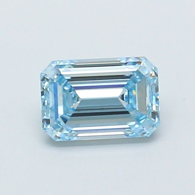 Loose Diamond - EMERALD 1.05ct Fancy Vivid Blue VS1: Loose Diamond - EMERALD 1.05ct Fancy Vivid Blue VS1 Source: This is a real non-mined Diamond that has been grown in a lab Shape: EMERALD Carats: 1.05 Color: Fancy Vivid Blue Certification: IGI Video: