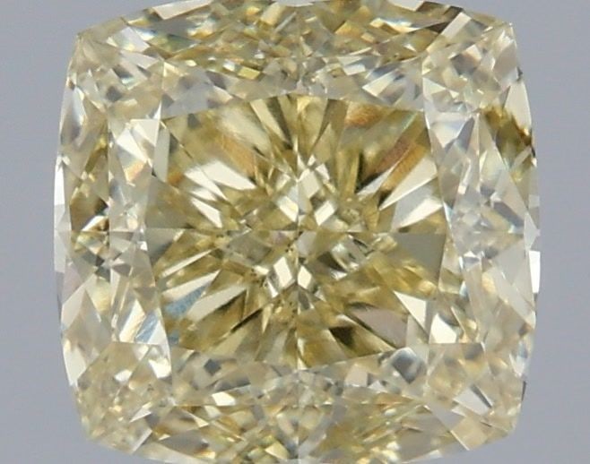 Loose Diamond - CUSHION MODIFIED 2.51ct Fancy Intense Yellow VVS2: Loose Diamond - CUSHION MODIFIED 2.51ct Fancy Intense Yellow VVS2 Source: This is a real non-mined Diamond that has been grown in a lab Shape: CUSHION MODIFIED Carats: 2.51 Color: Fancy Intense Yellow