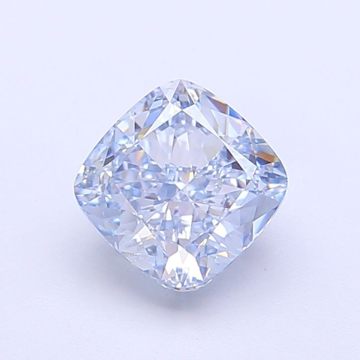 Loose Diamond - CUSHION MODIFIED 1.65ct Fancy Intense Blue VS1: Loose Diamond - CUSHION MODIFIED 1.65ct Fancy Intense Blue VS1 Source: This is a real non-mined Diamond that has been grown in a lab Shape: CUSHION MODIFIED Carats: 1.65 Color: Fancy Intense Blue Cert