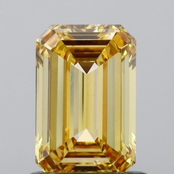 Loose Diamond - EMERALD 1.0ct Fancy Vivid Yellow VS1: Loose Diamond - EMERALD 1.0ct Fancy Vivid Yellow VS1 Source: This is a real non-mined Diamond that has been grown in a lab Shape: EMERALD Carats: 1.0 Color: Fancy Vivid Yellow Certification: NONE Vide