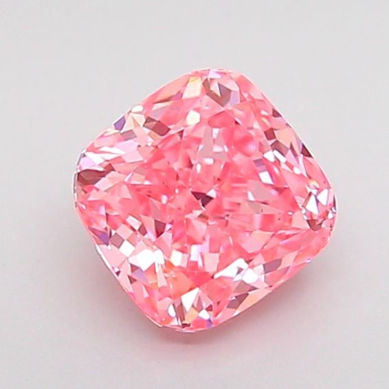 Loose Diamond - CUSHION MODIFIED 1.06ct Fancy Vivid Pink VS2: Loose Diamond - CUSHION MODIFIED 1.06ct Fancy Vivid Pink VS2 Source: This is a real non-mined Diamond that has been grown in a lab Shape: CUSHION MODIFIED Carats: 1.06 Color: Fancy Vivid Pink Certific
