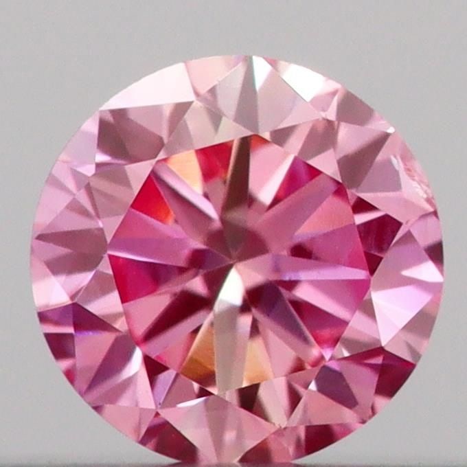 Loose Diamond - ROUND 0.16ct Fancy Vivid Pink VS2 (1 of 1)