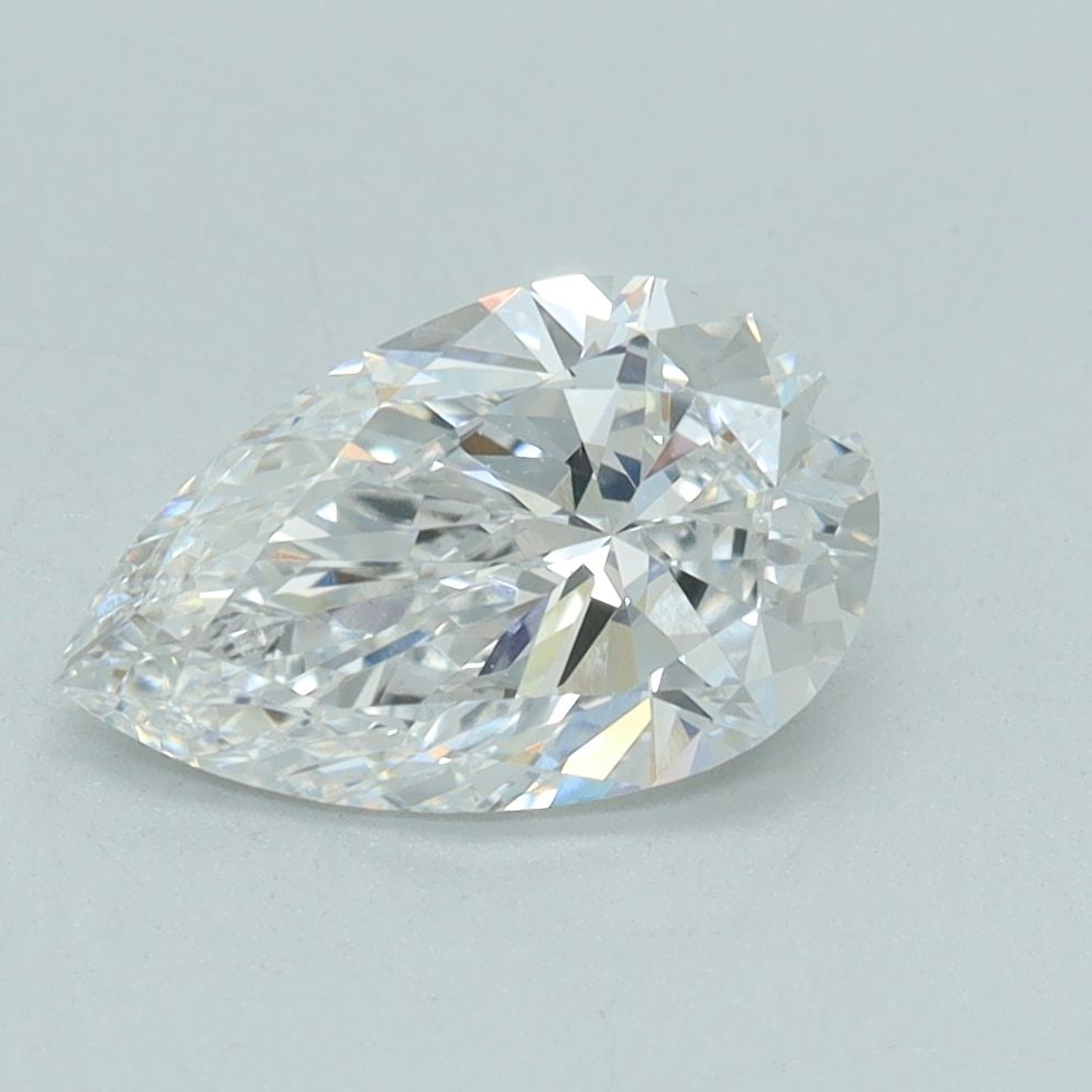Loose Diamond - PEAR 1.0ct D VVS2: Loose Diamond - PEAR 1.0ct D VVS2 Source: This is a real non-mined Diamond that has been grown in a lab Shape: PEAR Carats: 1.0 Color: D Clarity: VVS2 Certification: IGI Video: