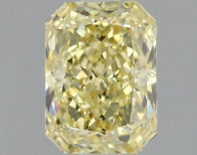 Loose Diamond - RADIANT 1.49ct Fancy Intense Yellow VVS2: Loose Diamond - RADIANT 1.49ct Fancy Intense Yellow VVS2 Source: This is a real non-mined Diamond that has been grown in a lab Shape: RADIANT Carats: 1.49 Color: Fancy Intense Yellow Certification: IG