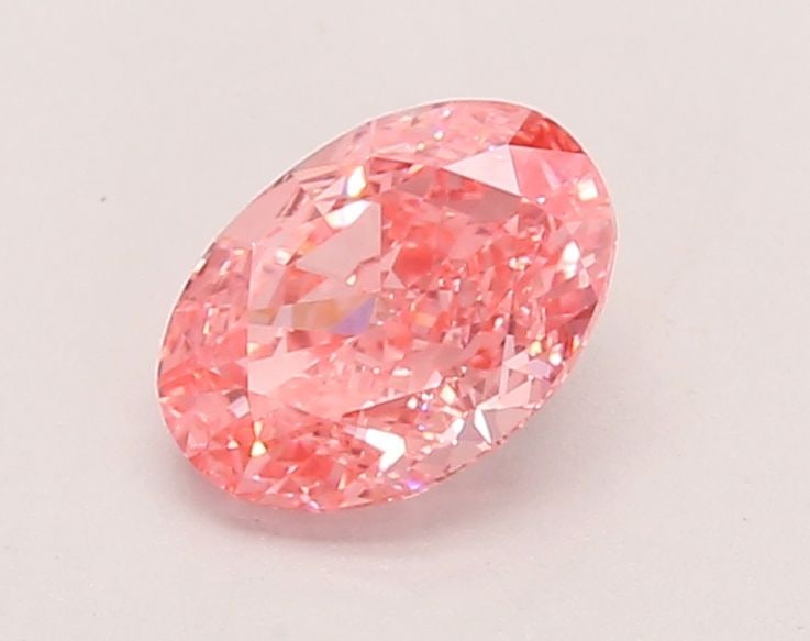 Loose Diamond - OVAL 1.0ct Fancy Vivid Pink VVS2: Loose Diamond - OVAL 1.0ct Fancy Vivid Pink VVS2 Source: This is a real non-mined Diamond that has been grown in a lab Shape: OVAL Carats: 1.0 Color: Fancy Vivid Pink Certification: IGI Video: