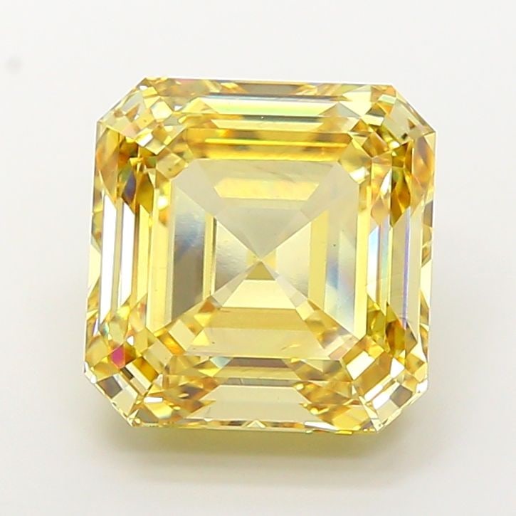 Loose Diamond - ASSCHER 15.16ct Fancy Yellow VS2: Loose Diamond - ASSCHER 15.16ct Fancy Yellow VS2 Source: This is a real non-mined Diamond that has been grown in a lab Shape: ASSCHER Carats: 15.16 Color: Fancy Yellow Certification: IGI Video: