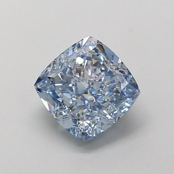 Loose Diamond - CUSHION MODIFIED 1.68ct Fancy Vivid Blue VVS1: Loose Diamond - CUSHION MODIFIED 1.68ct Fancy Vivid Blue VVS1 Source: This is a real non-mined Diamond that has been grown in a lab Shape: CUSHION MODIFIED Carats: 1.68 Color: Fancy Vivid Blue Certifi