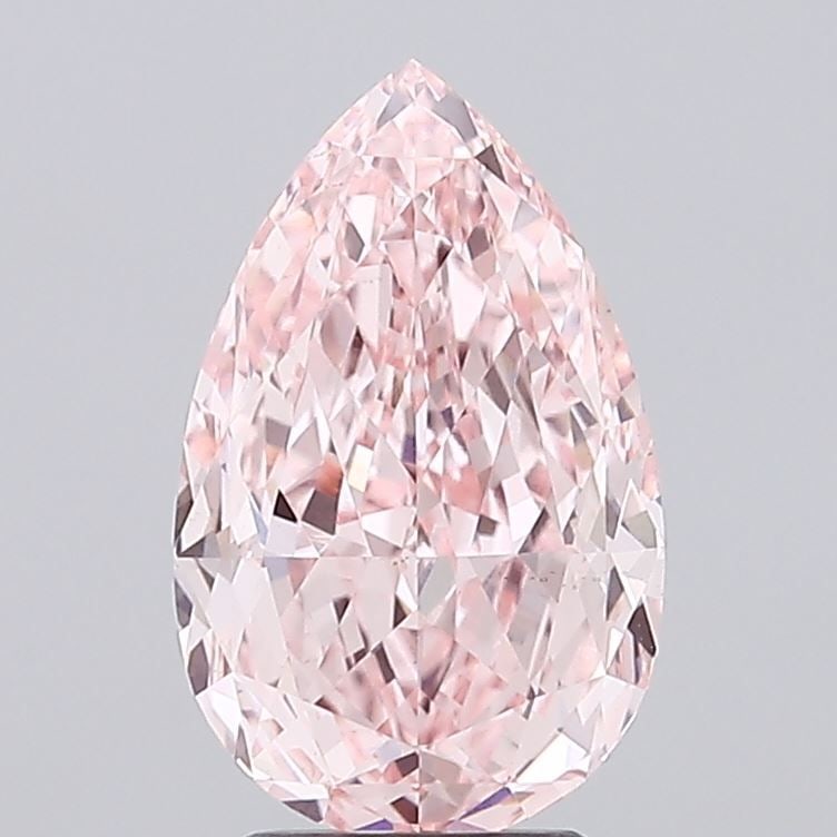 Loose Diamond - PEAR 4.09ct Fancy Vivid Pink VS1: Loose Diamond - PEAR 4.09ct Fancy Vivid Pink VS1 Source: This is a real non-mined Diamond that has been grown in a lab Shape: PEAR Carats: 4.09 Color: Fancy Vivid Pink Certification: IGI Video: