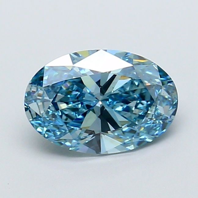 Loose Diamond - OVAL 1.86ct Fancy Vivid Blue VS1: Loose Diamond - OVAL 1.86ct Fancy Vivid Blue VS1 Source: This is a real non-mined Diamond that has been grown in a lab Shape: OVAL Carats: 1.86 Color: Fancy Vivid Blue Certification: IGI Video: