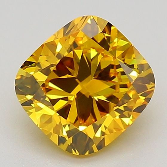 Loose Diamond - CUSHION MODIFIED 1.49ct Fancy Vivid Yellow VS1: Loose Diamond - CUSHION MODIFIED 1.49ct Fancy Vivid Yellow VS1 Source: This is a real non-mined Diamond that has been grown in a lab Shape: CUSHION MODIFIED Carats: 1.49 Color: Fancy Vivid Yellow Cert