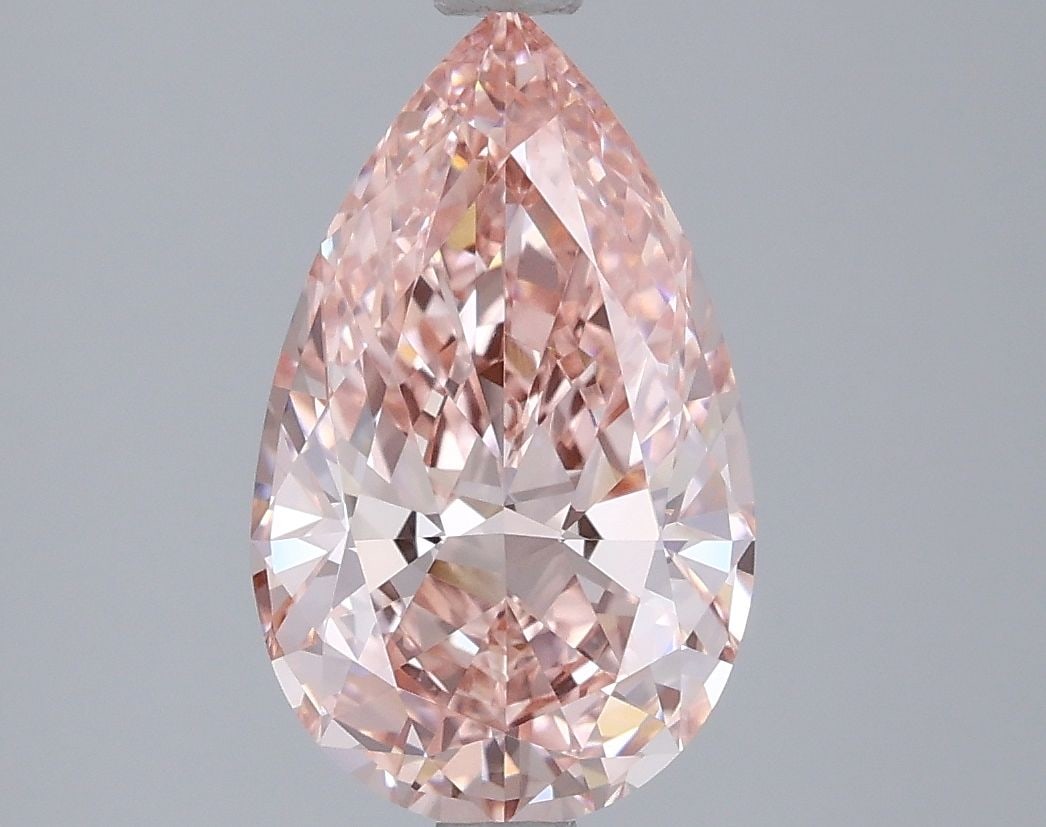 Loose Diamond - PEAR 2.64ct Fancy Vivid Pink VS1: Loose Diamond - PEAR 2.64ct Fancy Vivid Pink VS1 Source: This is a real non-mined Diamond that has been grown in a lab Shape: PEAR Carats: 2.64 Color: Fancy Vivid Pink Certification: IGI Video: