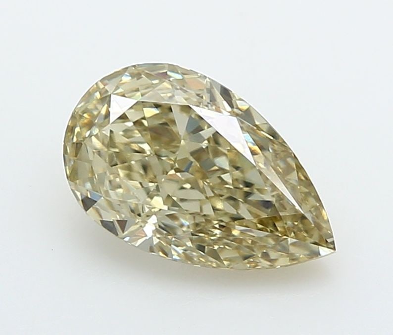 Loose Diamond - PEAR 2.06ct Fancy Light Yellow VVS2: Loose Diamond - PEAR 2.06ct Fancy Light Yellow VVS2 Source: This is a real non-mined Diamond that has been grown in a lab Shape: PEAR Carats: 2.06 Color: Fancy Light Yellow Certification: IGI Video: