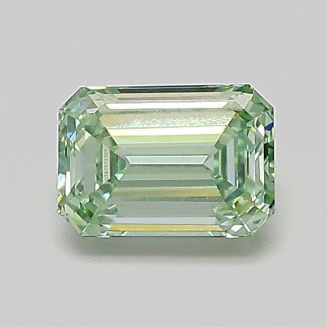 Loose Diamond - EMERALD 0.72ct Fancy Vivid Green VVS2: Loose Diamond - EMERALD 0.72ct Fancy Vivid Green VVS2 Source: This is a real non-mined Diamond that has been grown in a lab Shape: EMERALD Carats: 0.72 Color: Fancy Vivid Green Certification: IGI Vide