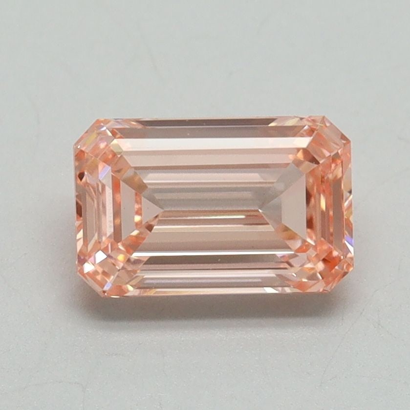 Loose Diamond - EMERALD 1.21ct Fancy Intense Pink VS1: Loose Diamond - EMERALD 1.21ct Fancy Intense Pink VS1 Source: This is a real non-mined Diamond that has been grown in a lab Shape: EMERALD Carats: 1.21 Color: Fancy Intense Pink Certification: IGI Vid