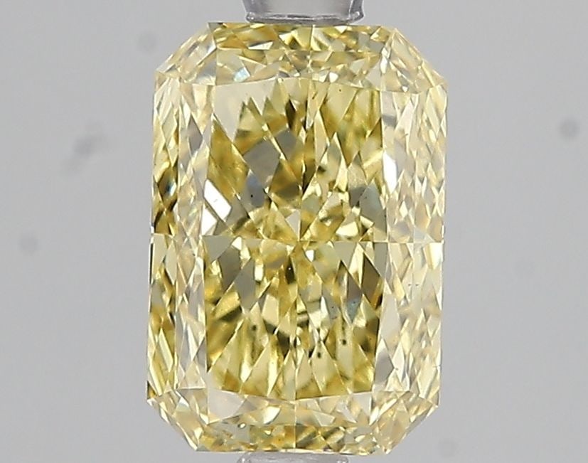 Loose Diamond - RADIANT 1.74ct Fancy Intense Yellow VS2: Loose Diamond - RADIANT 1.74ct Fancy Intense Yellow VS2 Source: This is a real non-mined Diamond that has been grown in a lab Shape: RADIANT Carats: 1.74 Color: Fancy Intense Yellow Certification: IGI