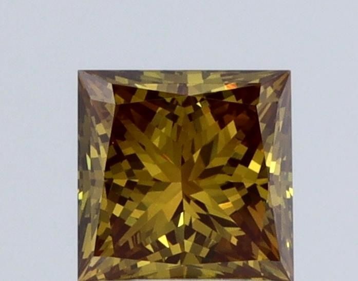 Loose Diamond - PRINCESS 0.89ct Brown VS1: Loose Diamond - PRINCESS 0.89ct Brown VS1 Source: This is a real non-mined Diamond that has been grown in a lab Shape: PRINCESS Carats: 0.89 Color: Brown Certification: NONE Video: