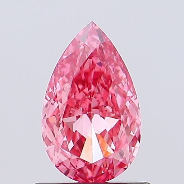 Loose Diamond - PEAR 1.02ct Fancy Vivid Pink VVS2: Loose Diamond - PEAR 1.02ct Fancy Vivid Pink VVS2 Source: This is a real non-mined Diamond that has been grown in a lab Shape: PEAR Carats: 1.02 Color: Fancy Vivid Pink Certification: IGI Video: