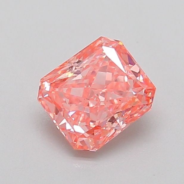 Loose Diamond - RADIANT 0.87ct Fancy Vivid Pink VS2: Loose Diamond - RADIANT 0.87ct Fancy Vivid Pink VS2 Source: This is a real non-mined Diamond that has been grown in a lab Shape: RADIANT Carats: 0.87 Color: Fancy Vivid Pink Certification: IGI Video: