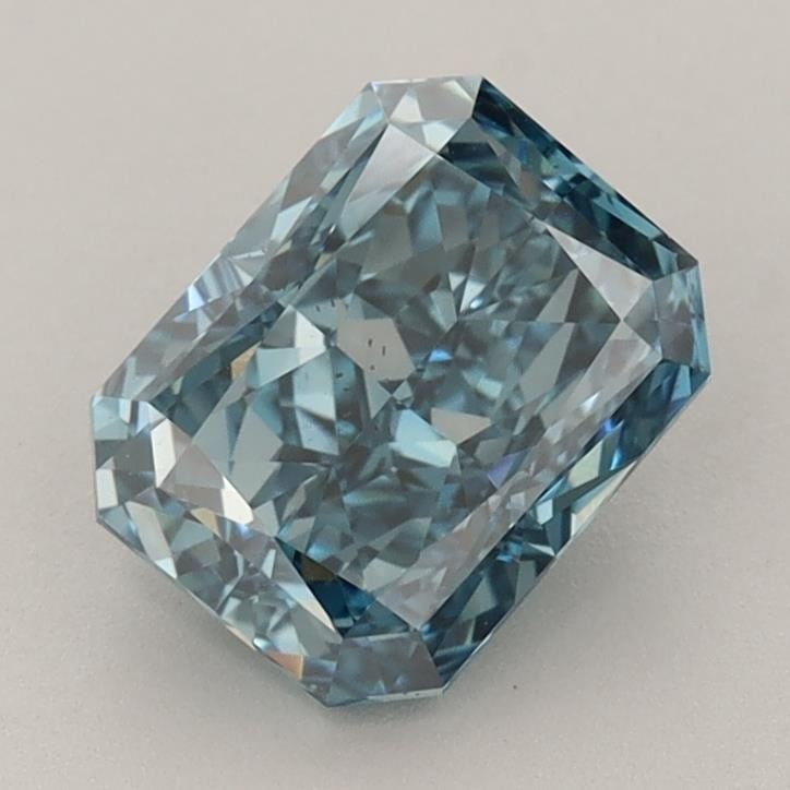 Loose Diamond - RADIANT 1.71ct Fancy Vivid Blue VS2: Loose Diamond - RADIANT 1.71ct Fancy Vivid Blue VS2 Source: This is a real non-mined Diamond that has been grown in a lab Shape: RADIANT Carats: 1.71 Color: Fancy Vivid Blue Certification: IGI Video: