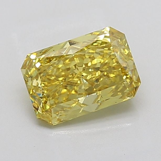 Loose Diamond - RADIANT 2.32ct Fancy Vivid Yellow VS2: Loose Diamond - RADIANT 2.32ct Fancy Vivid Yellow VS2 Source: This is a real non-mined Diamond that has been grown in a lab Shape: RADIANT Carats: 2.32 Color: Fancy Vivid Yellow Certification: IGI Vid