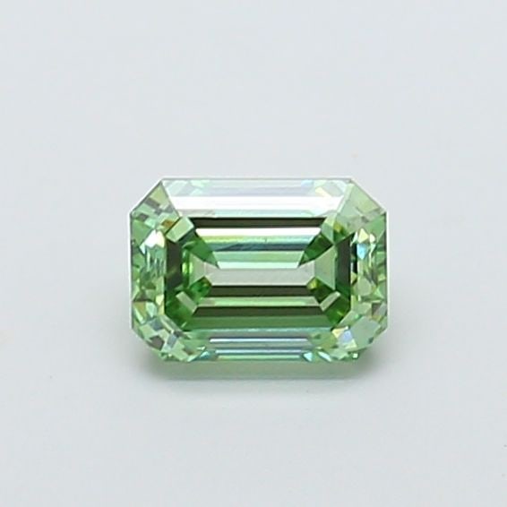 Loose Diamond - EMERALD 1.03ct Fancy Vivid Green VS1: Loose Diamond - EMERALD 1.03ct Fancy Vivid Green VS1 Source: This is a real non-mined Diamond that has been grown in a lab Shape: EMERALD Carats: 1.03 Color: Fancy Vivid Green Certification: IGI Video