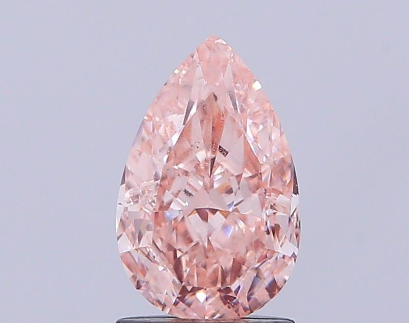 Loose Diamond - PEAR 1.59ct Fancy Intense Brownish Pink VS2: Loose Diamond - PEAR 1.59ct Fancy Intense Brownish Pink VS2 Source: This is a real non-mined Diamond that has been grown in a lab Shape: PEAR Carats: 1.59 Color: Fancy Intense Brownish Pink