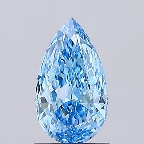 Loose Diamond - PEAR 1.0ct Fancy Vivid Blue VS1: Loose Diamond - PEAR 1.0ct Fancy Vivid Blue VS1 Source: This is a real non-mined Diamond that has been grown in a lab Shape: PEAR Carats: 1.0 Color: Fancy Vivid Blue Certification: IGI Video: