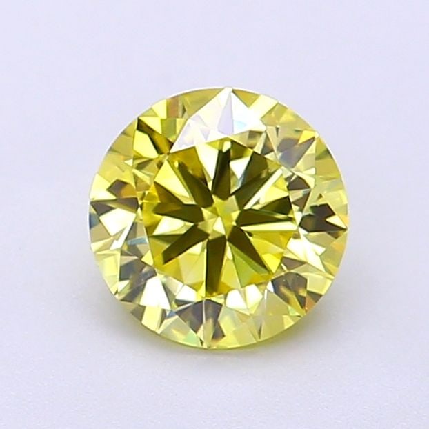 Loose Diamond - ROUND 1.03ct Fancy Yellow VS1: Loose Diamond - ROUND 1.03ct Fancy Yellow VS1 Source: This is a real non-mined Diamond that has been grown in a lab Shape: ROUND Carats: 1.03 Color: Fancy Yellow Certification: IGI Video: