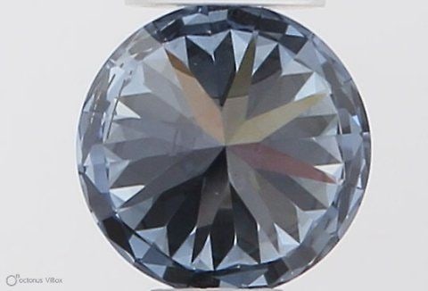 Loose Diamond - ROUND 0.33ct Fancy Vivid Blue SI1 (1 of 1)