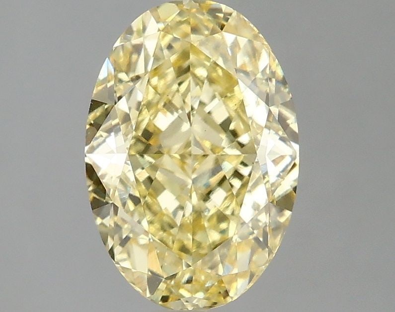 Loose Diamond - OVAL 2.06ct Fancy Intense Yellow VS1: Loose Diamond - OVAL 2.06ct Fancy Intense Yellow VS1 Source: This is a real non-mined Diamond that has been grown in a lab Shape: OVAL Carats: 2.06 Color: Fancy Intense Yellow Certification: IGI Video