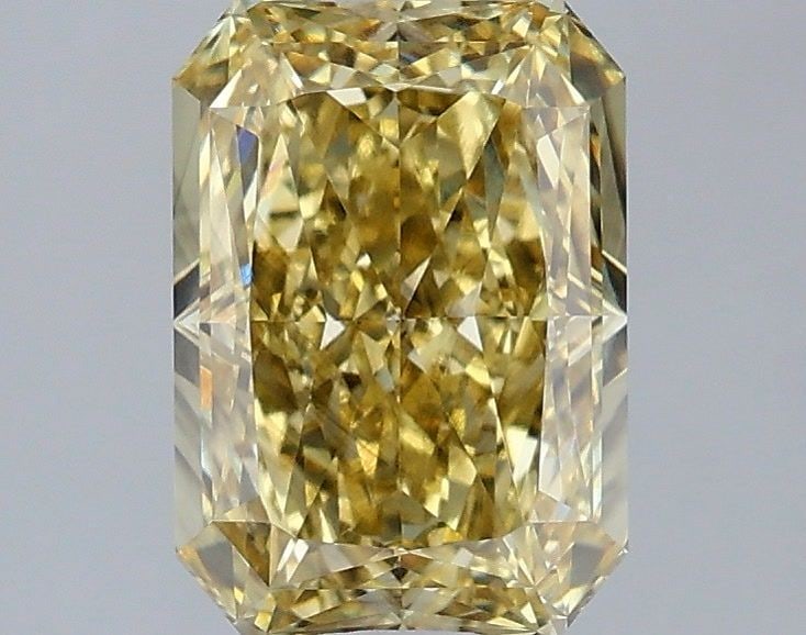 Loose Diamond - RADIANT 2.09ct Fancy Intense Yellow VS2: Loose Diamond - RADIANT 2.09ct Fancy Intense Yellow VS2 Source: This is a real non-mined Diamond that has been grown in a lab Shape: RADIANT Carats: 2.09 Color: Fancy Intense Yellow Certification: IGI