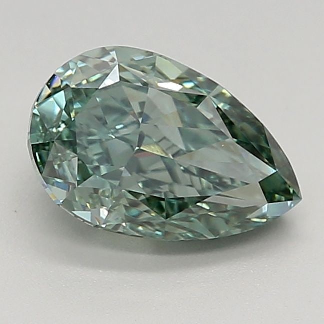Loose Diamond - PEAR 1.35ct Fancy Vivid Green VS1: Loose Diamond - PEAR 1.35ct Fancy Vivid Green VS1 Source: This is a real non-mined Diamond that has been grown in a lab Shape: PEAR Carats: 1.35 Color: Fancy Vivid Green Certification: IGI Video: