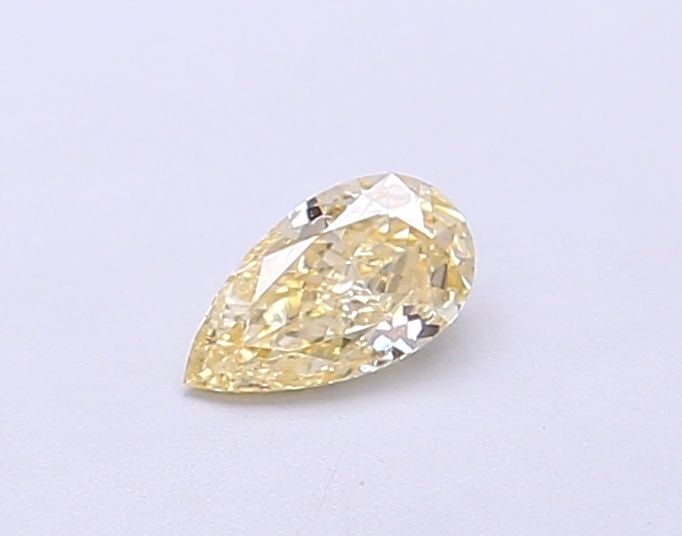 Loose Diamond - PEAR 0.25ct Fancy Light Yellow SI1: Loose Diamond - PEAR 0.25ct Fancy Light Yellow SI1 Source: This is a real non-mined Diamond that has been grown in a lab Shape: PEAR Carats: 0.25 Color: Fancy Light Yellow Certification: IGI Video: