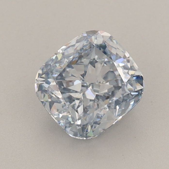 Loose Diamond - CUSHION MODIFIED 0.84ct Fancy Intense Blue VS1: Loose Diamond - CUSHION MODIFIED 0.84ct Fancy Intense Blue VS1 Source: This is a real non-mined Diamond that has been grown in a lab Shape: CUSHION MODIFIED Carats: 0.84 Color: Fancy Intense Blue Cert