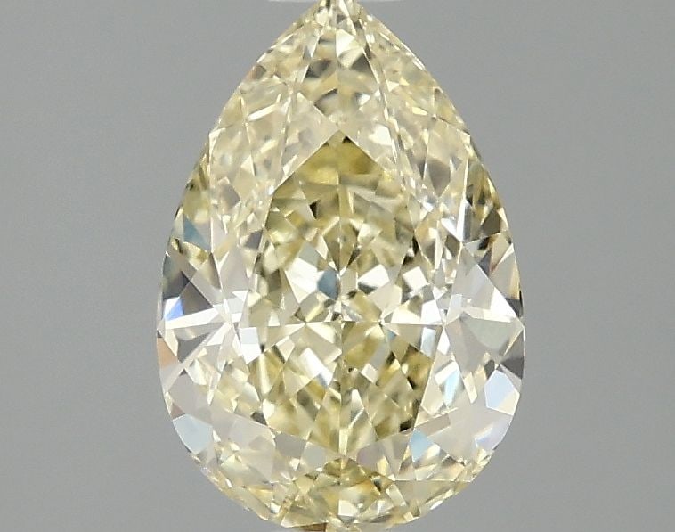 Loose Diamond - PEAR 1.56ct Fancy Intense Yellow VS1: Loose Diamond - PEAR 1.56ct Fancy Intense Yellow VS1 Source: This is a real non-mined Diamond that has been grown in a lab Shape: PEAR Carats: 1.56 Color: Fancy Intense Yellow Certification: IGI Video