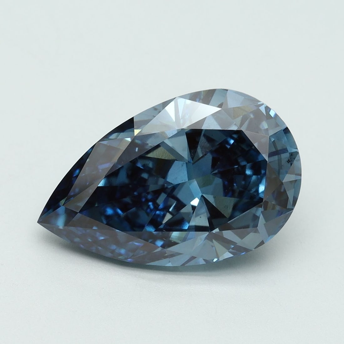 Loose Diamond - PEAR 5.21ct Fancy Vivid Blue VS2 (1 of 1)