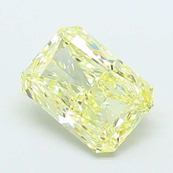 Loose Diamond - RADIANT 1.5ct Fancy Light Yellow VS1: Loose Diamond - RADIANT 1.5ct Fancy Light Yellow VS1 Source: This is a real non-mined Diamond that has been grown in a lab Shape: RADIANT Carats: 1.5 Color: Fancy Light Yellow Certification: IGI Video