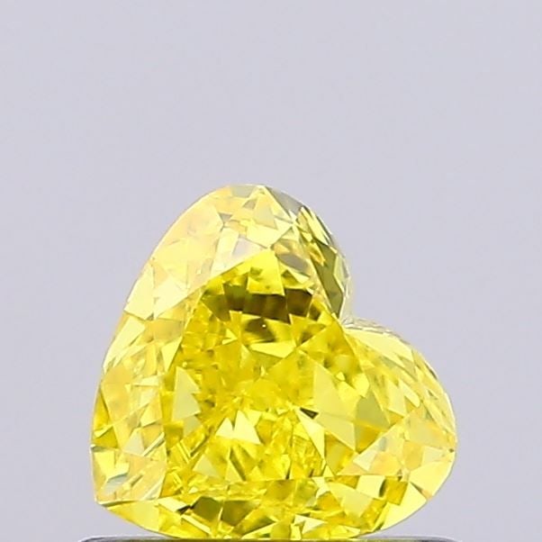 Loose Diamond - HEART 0.47ct Fancy Vivid Yellow VS1: Loose Diamond - HEART 0.47ct Fancy Vivid Yellow VS1 Source: This is a real non-mined Diamond that has been grown in a lab Shape: HEART Carats: 0.47 Color: Fancy Vivid Yellow Certification: NONE Video:
