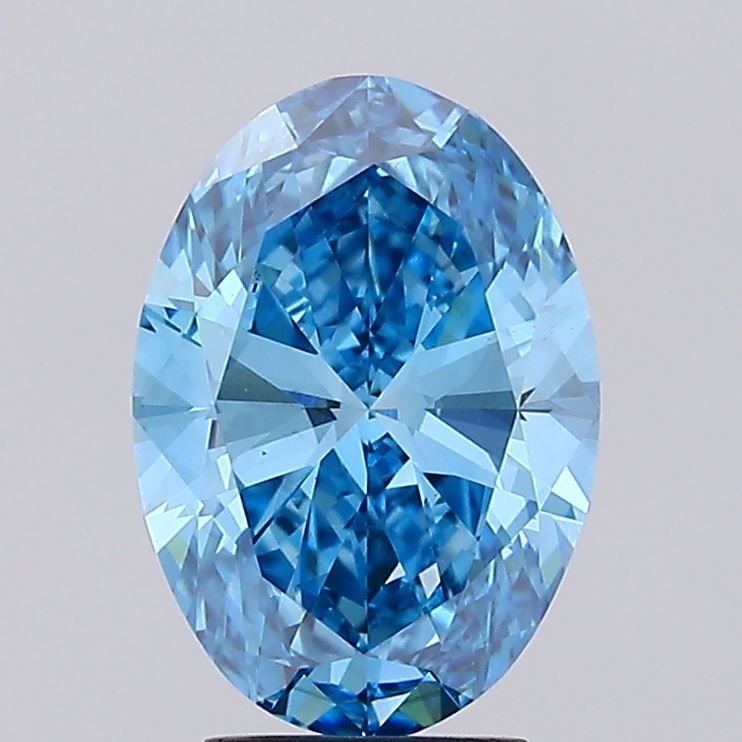 Loose Diamond - OVAL 4.01ct Fancy Vivid Blue VS1: Loose Diamond - OVAL 4.01ct Fancy Vivid Blue VS1 Source: This is a real non-mined Diamond that has been grown in a lab Shape: OVAL Carats: 4.01 Color: Fancy Vivid Blue Certification: IGI Video: