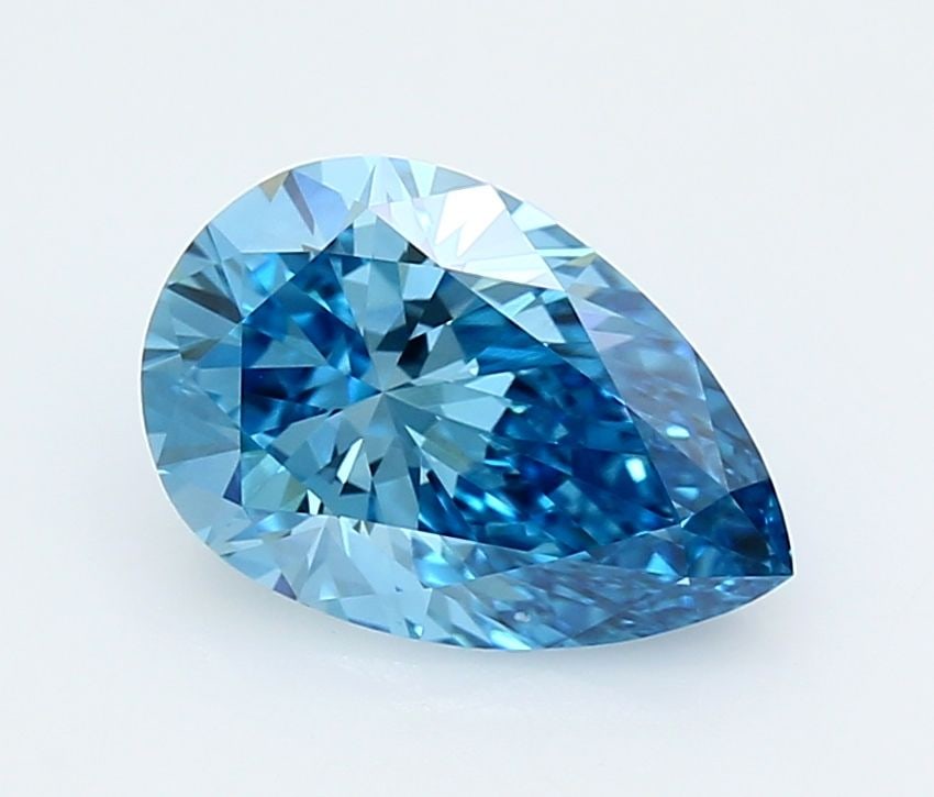 Loose Diamond - PEAR 2.02ct Fancy Vivid Blue VVS1: Loose Diamond - PEAR 2.02ct Fancy Vivid Blue VVS1 Source: This is a real non-mined Diamond that has been grown in a lab Shape: PEAR Carats: 2.02 Color: Fancy Vivid Blue Certification: IGI Video: