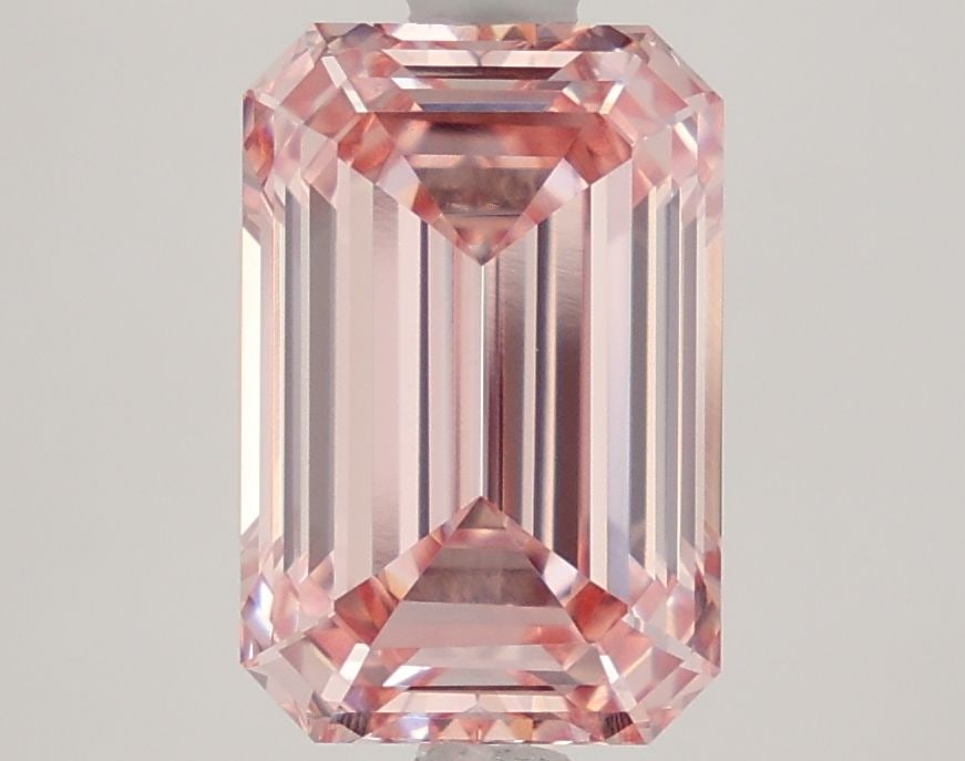 Loose Diamond - EMERALD 3.29ct Fancy Intense Pink VVS2: Loose Diamond - EMERALD 3.29ct Fancy Intense Pink VVS2 Source: This is a real non-mined Diamond that has been grown in a lab Shape: EMERALD Carats: 3.29 Color: Fancy Intense Pink Certification: IGI Vi