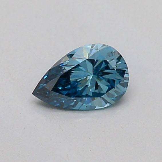 Loose Diamond - PEAR 0.15ct Fancy Vivid Blue VS1: Loose Diamond - PEAR 0.15ct Fancy Vivid Blue VS1 Source: This is a real non-mined Diamond that has been grown in a lab Shape: PEAR Carats: 0.15 Color: Fancy Vivid Blue Certification: IGI Additional im