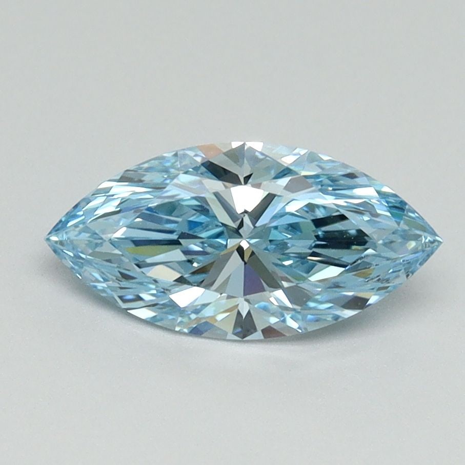 Loose Diamond - MARQUISE 1.01ct Fancy Vivid Blue VVS2: Loose Diamond - MARQUISE 1.01ct Fancy Vivid Blue VVS2 Source: This is a real non-mined Diamond that has been grown in a lab Shape: MARQUISE Carats: 1.01 Color: Fancy Vivid Blue Certification: IGI