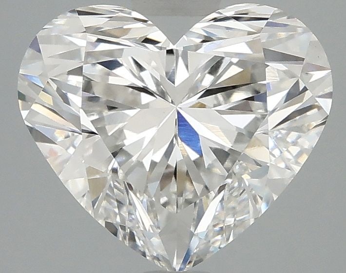 Loose Diamond - HEART 2.59ct F VS1: Loose Diamond - HEART 2.59ct F VS1 Source: This is a real non-mined Diamond that has been grown in a lab Shape: HEART Carats: 2.59 Color: F Clarity: VS1 Certification: IGI Video: