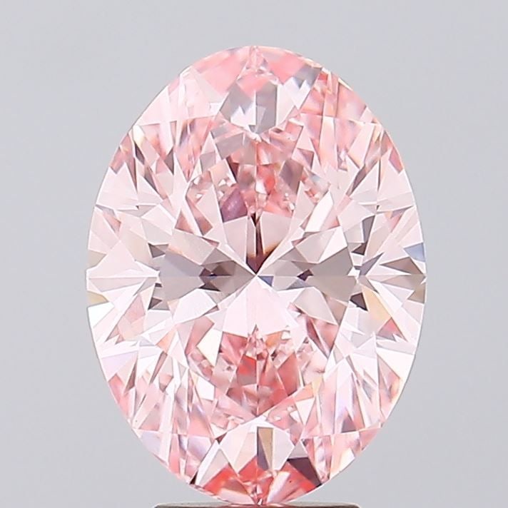Loose Diamond - OVAL 5.02ct Fancy Vivid Pink VS1: Loose Diamond - OVAL 5.02ct Fancy Vivid Pink VS1 Source: This is a real non-mined Diamond that has been grown in a lab Shape: OVAL Carats: 5.02 Color: Fancy Vivid Pink Certification: IGI Video: